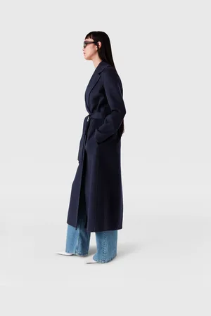 Stella McCartney Trench coat double face avec ceinture, Femme