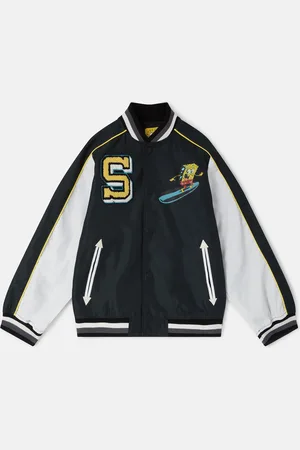 Stella McCartney Veste bomber universitaire graphique Bob l eponge