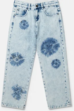 Stella McCartney Jean graphique en denim Bob l eponge