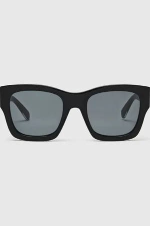 Stella McCartney Lunettes de soleil carrees avec logo, Femme