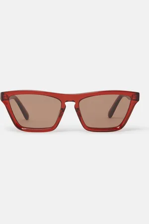 Stella McCartney Lunettes de soleil oeil de chat rectangulaires, Femme