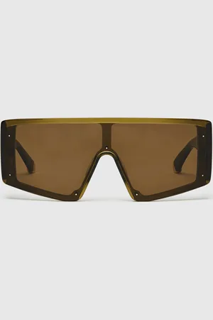 Stella McCartney Lunettes de soleil carrees transparentes, Femme