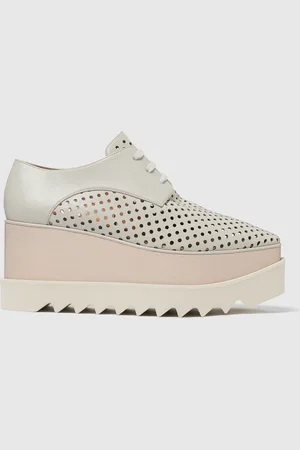 Stella McCartney Chaussures a plateforme perforees Elyse, Femme