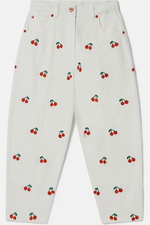 Stella McCartney Jean avec broderie cerise