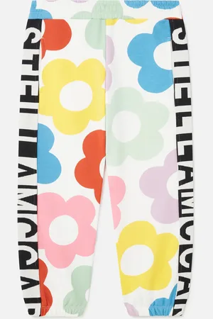 Stella McCartney Pantalon de jogging avec motif floral, Femme