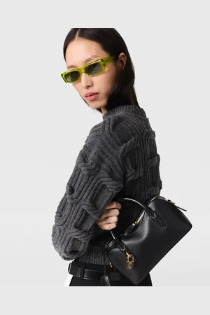 Stella McCartney Pull en maille torsadee Falabella, Femme