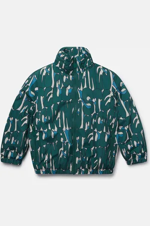Stella McCartney Veste a col montant avec imprime Stella, Femme
