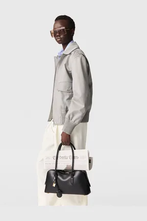 Stella McCartney Bomber a coupe carree avec col, Femme