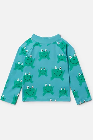 Stella McCartney T shirt de bain avec imprime grenouille