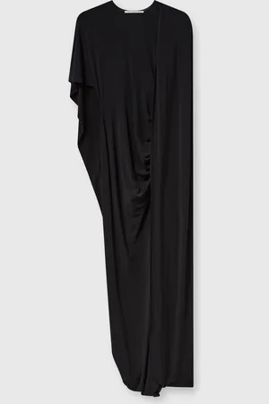 Stella McCartney Robe cape asymetrique longue, Femme