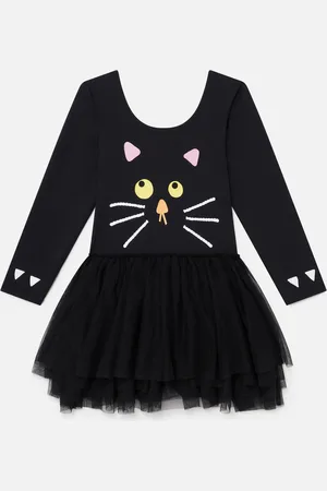 Stella McCartney Robe en tulle avec chat mysterieux, Femme