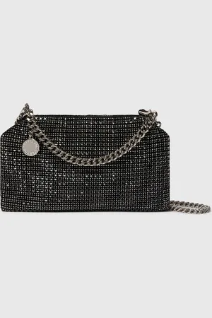 Stella McCartney Sac porte epaule en mesh a cristaux Falabella, Femme