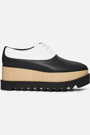 Stella McCartney Chaussures compensees monochrome Elyse, Femme