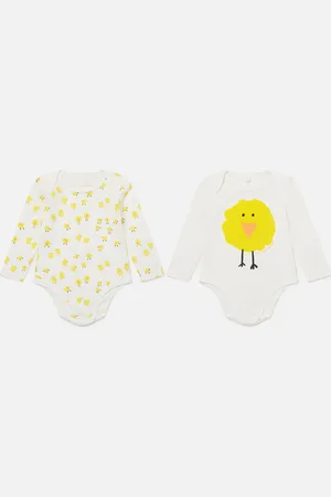 Stella McCartney Ensemble de grenouilleres avec motif poussin, Femme