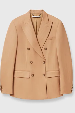 Stella McCartney Blazer croise raye, Femme