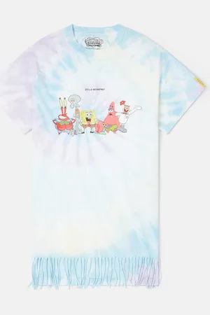 Stella McCartney T shirt graphique tie and dye Bob l eponge