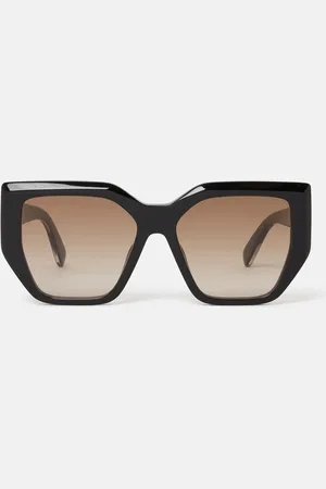 Stella McCartney Lunettes de soleil oeil de chat carrees epaisses, Femme