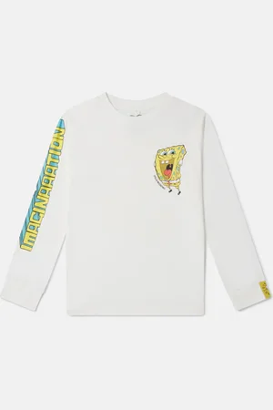 Stella McCartney T shirt graphique a manches longues Bob l eponge