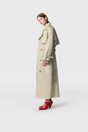 Stella McCartney Trench coat ceinture oversize, Femme