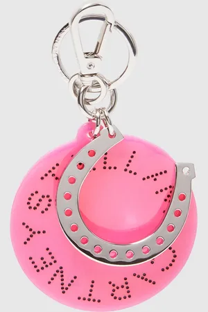 Stella McCartney Porte cles logo et fer a cheval, Femme