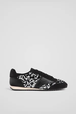 Stradivarius Sneakers à paillettes 39