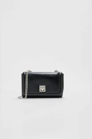 Stradivarius Sac à bandoulière avec fermoir carré OS