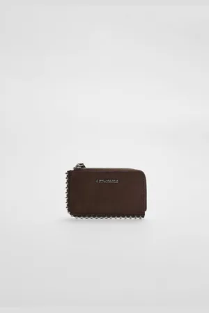 Stradivarius Porte-cartes avec perles fantaisie OS