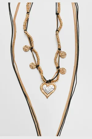 Stradivarius Collier cœur OS