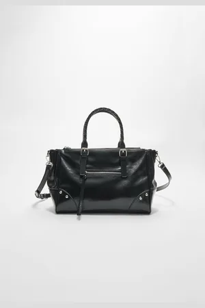 Stradivarius Tote bag souple anse tressée OS