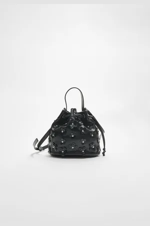 Stradivarius Sac bourse à bandoulière fleurs OS