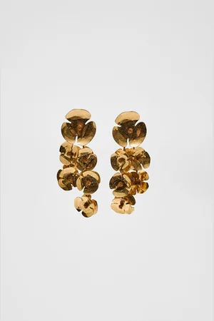 Stradivarius Boucles d’oreilles cascade fleurs OS