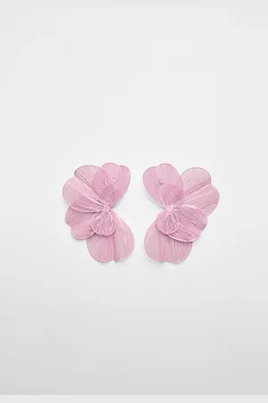 Stradivarius Boucles d’oreilles éventail fleur maxi OS