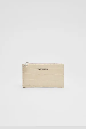 Stradivarius Porte-monnaie basique à fermeture Éclair OS