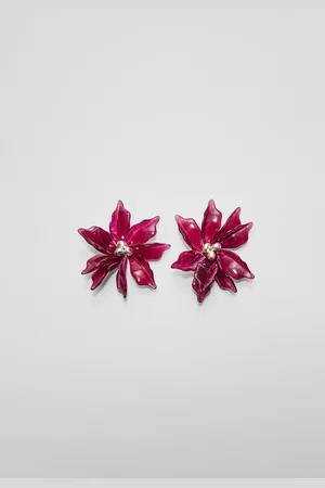 Stradivarius Boucles d’oreilles grande fleur OS