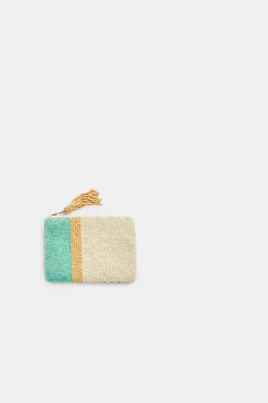 Stradivarius Petit porte-monnaie à perles OS