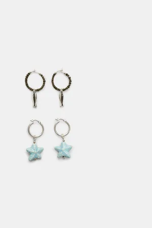 Stradivarius Set de 2 boucles d