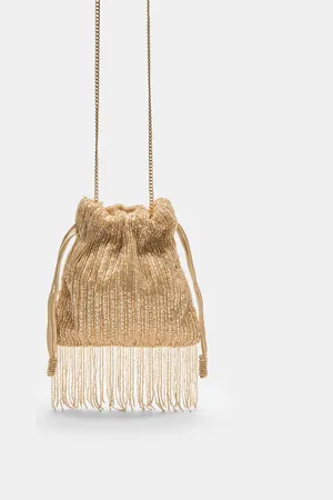 Stradivarius Sac à bandoulière à paillettes OS