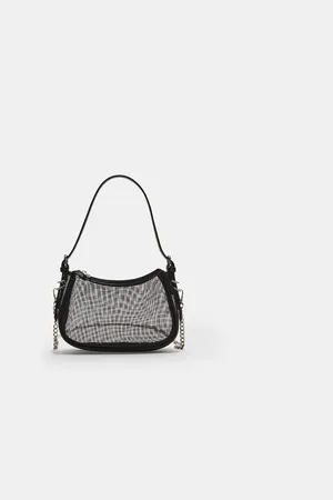Stradivarius Sac porté épaule semi-transparent résille OS
