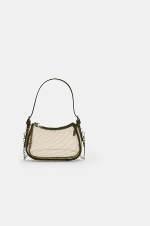 Stradivarius Sac porté épaule semi-transparent résille OS