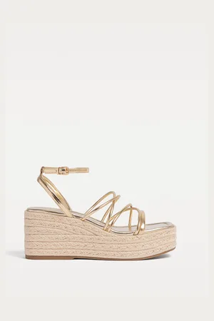 Stradivarius Chaussures compensées en jute 39