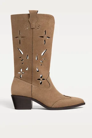 Stradivarius Bottes cowboy ajourées 41