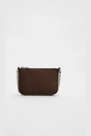 Stradivarius Mini-sac petites perles effet daim OS