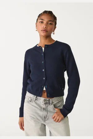 Stradivarius Gilet maille boutons M