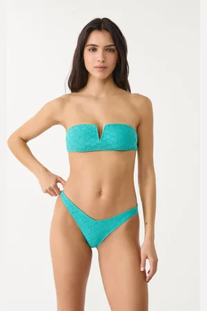 Stradivarius Haut de bikini bandeau V crochet XL