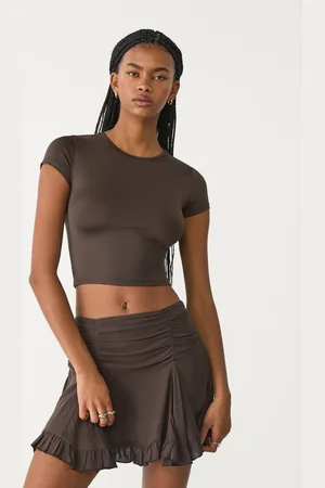 Stradivarius Minijupe froncée XL