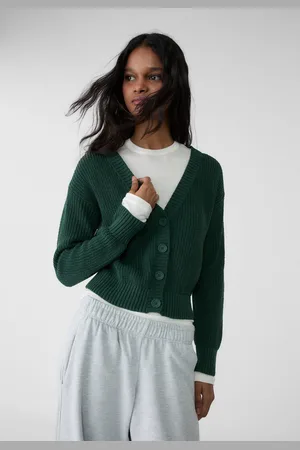 Stradivarius Gilet maille boutons S