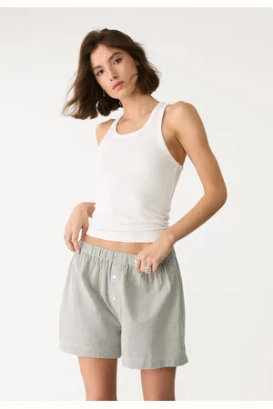 Stradivarius Short style caleçon à carreaux vichy S