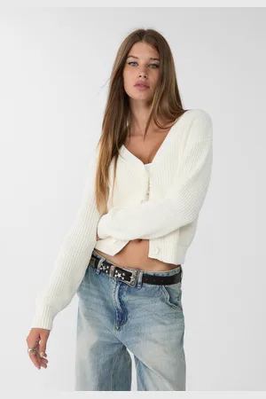 Stradivarius Gilet maille boutons XL
