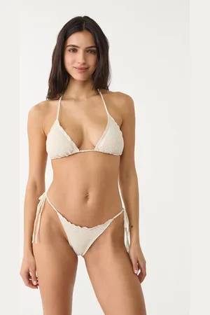 Stradivarius Bas de bikini maille ajourée M