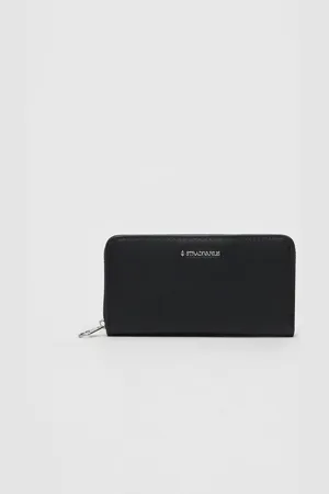 Stradivarius Portefeuille à fermeture éclair basique OS